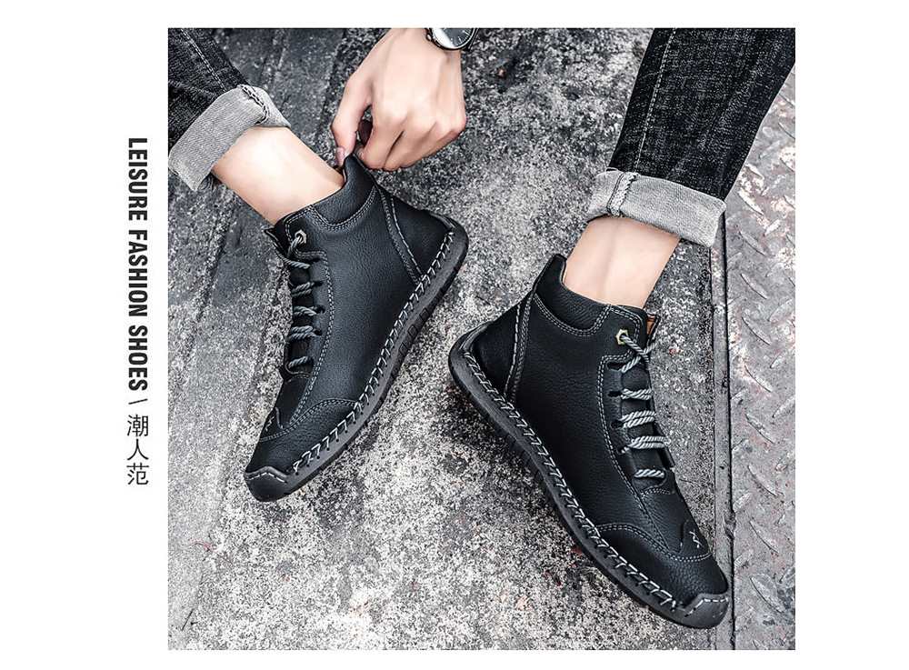 Winter Men's Shoes High Boots